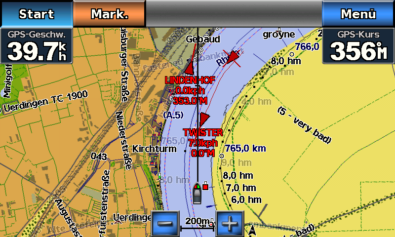 Openseamap auf dem Garmin GPSMap